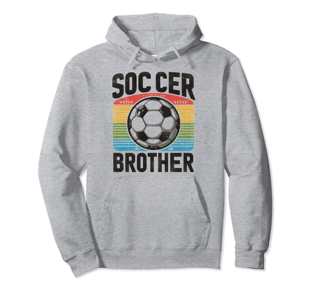 Soccer Brother Family Matching Team Hoodie - Custom Art Print for Adults - T-Shirt, Sweatshirt, Hoodie