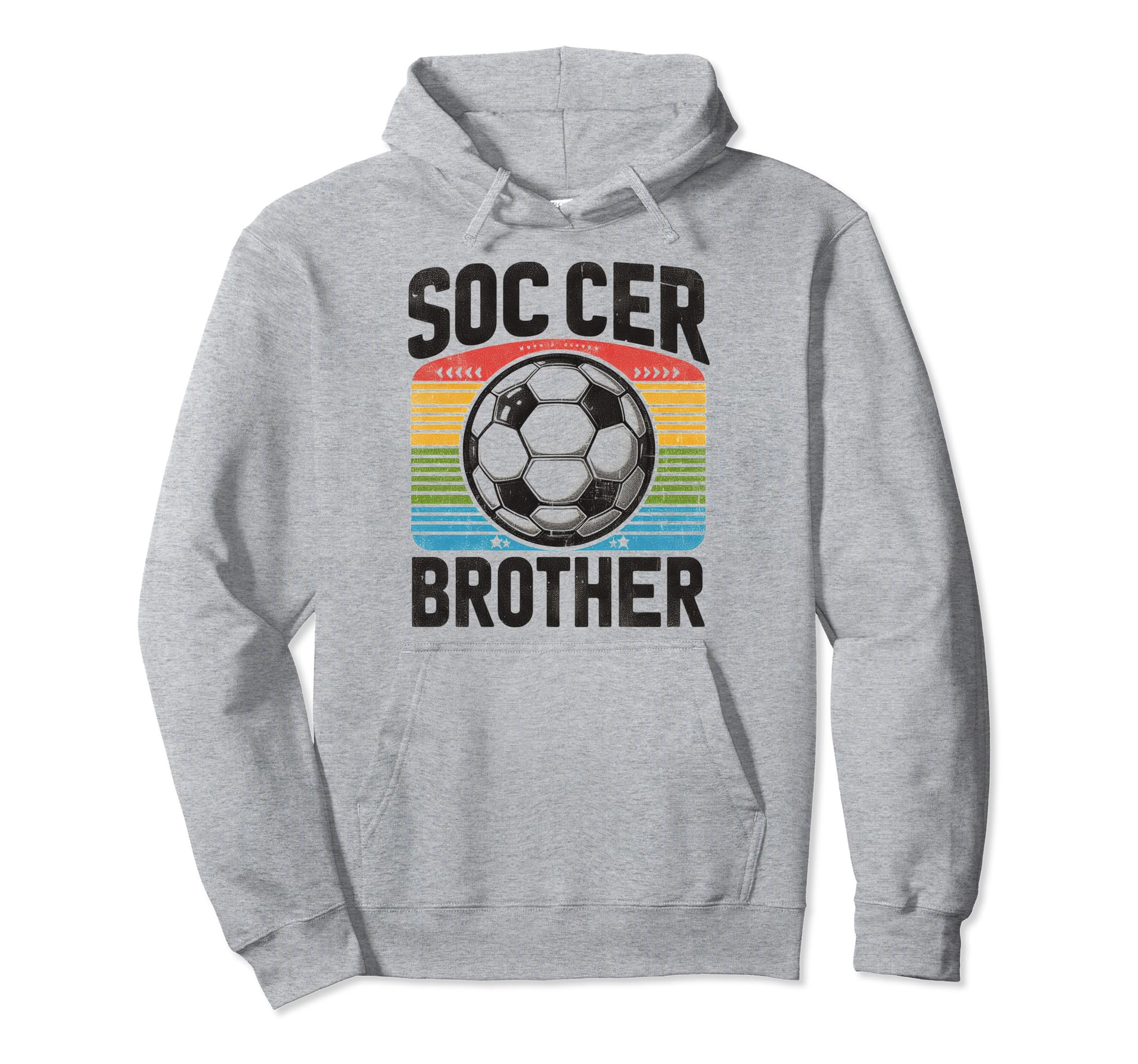 Soccer Brother Family Matching Team Hoodie - Custom Art Print for Adults - T-Shirt, Sweatshirt, Hoodie