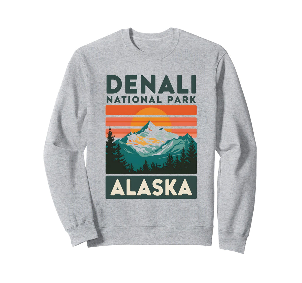 Denali National Park Nature Denali Mount Sweatshirt - Graphic Print Unisex - T-Shirt, Sweatshirt, Hoodie