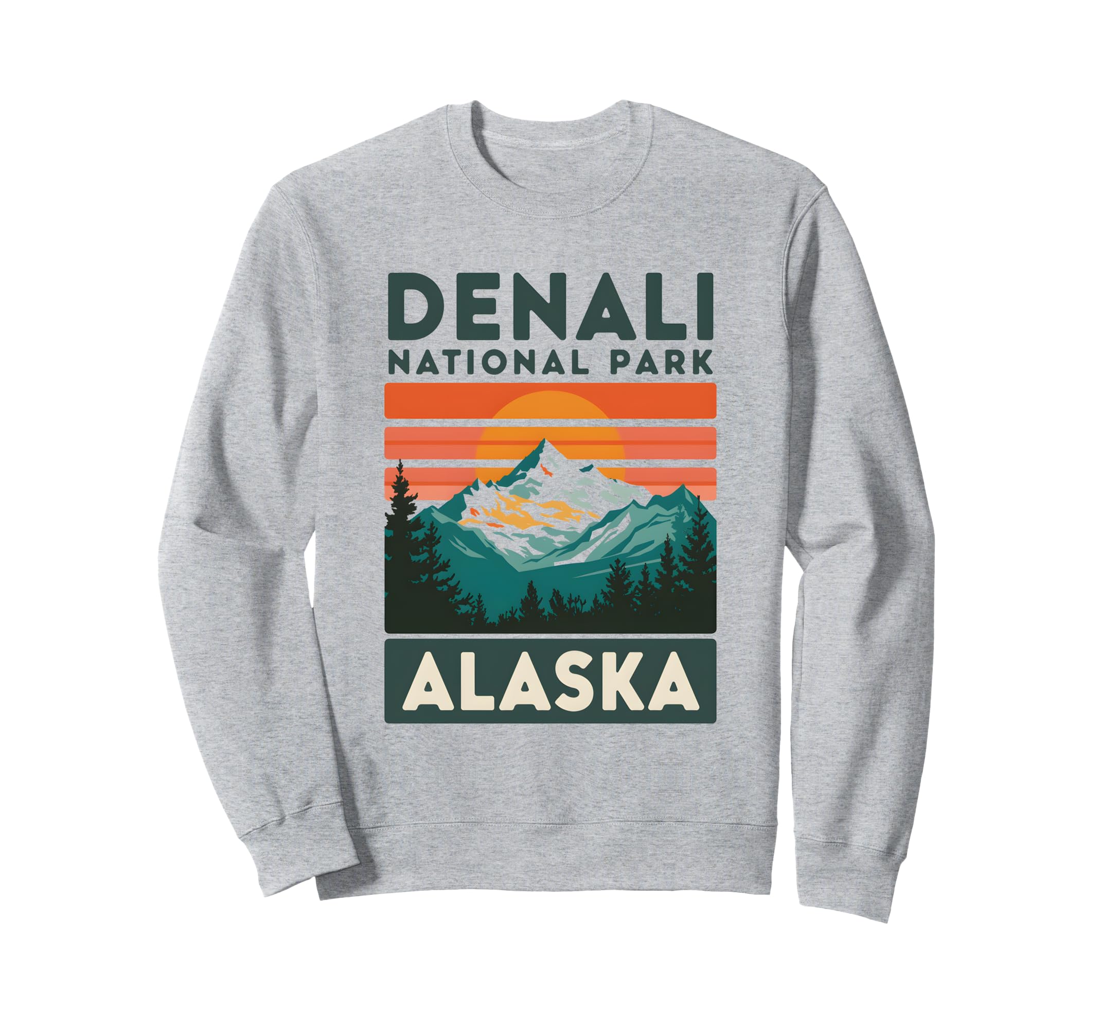 Denali National Park Nature Denali Mount Sweatshirt - Graphic Print Unisex - T-Shirt, Sweatshirt, Hoodie