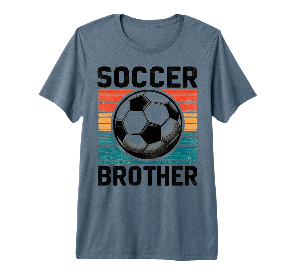Soccer Brother Family Matching Team T-Shirt - Custom Art Print Men Women - T-Shirt, Sweatshirt, Hoodie