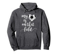 Soccer Teens My Heart Is That Field Hoodie - Novelty Apparel for Adults - T-Shirt, Sweatshirt, Hoodie