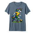 Footballer Unicorn Fans Soccer Team T-Shirt - Fun Novelty Design Men Women - T-Shirt, Sweatshirt, Hoodie