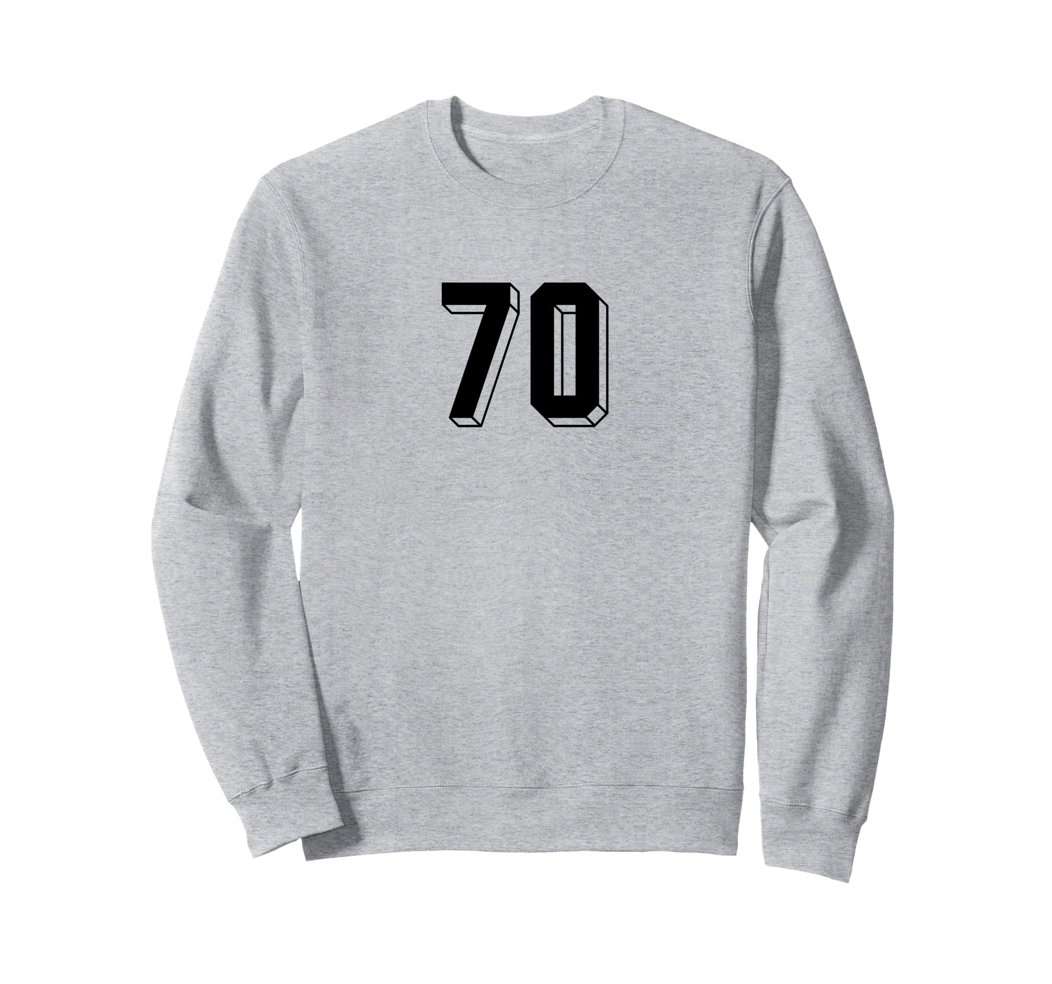 Number 70 80S 90S Soccer Team Sweatshirt - Streetwear Style for Adults - T-Shirt, Sweatshirt, Hoodie