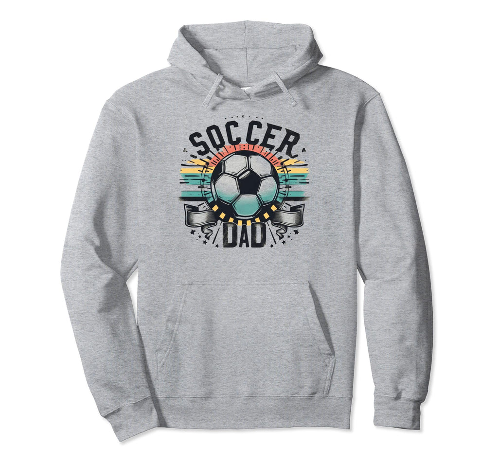 Soccer Dad Family Matching Dad Fathers Hoodie - Graphic Print for Adults - T-Shirt, Sweatshirt, Hoodie