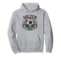 Soccer Dad Family Matching Dad Fathers Hoodie - Graphic Print for Adults - T-Shirt, Sweatshirt, Hoodie