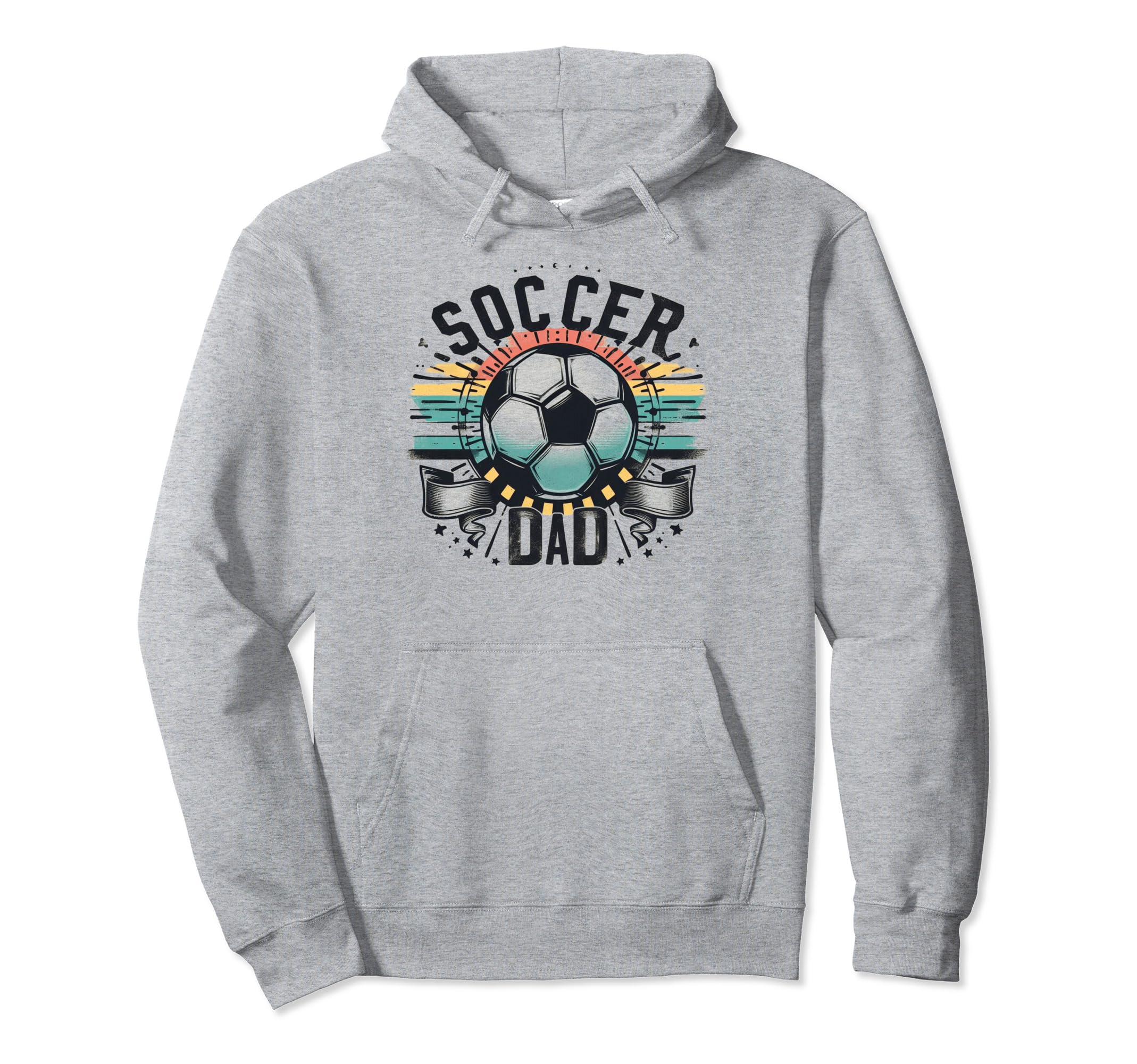 Soccer Dad Family Matching Dad Fathers Hoodie - Graphic Print for Adults - T-Shirt, Sweatshirt, Hoodie