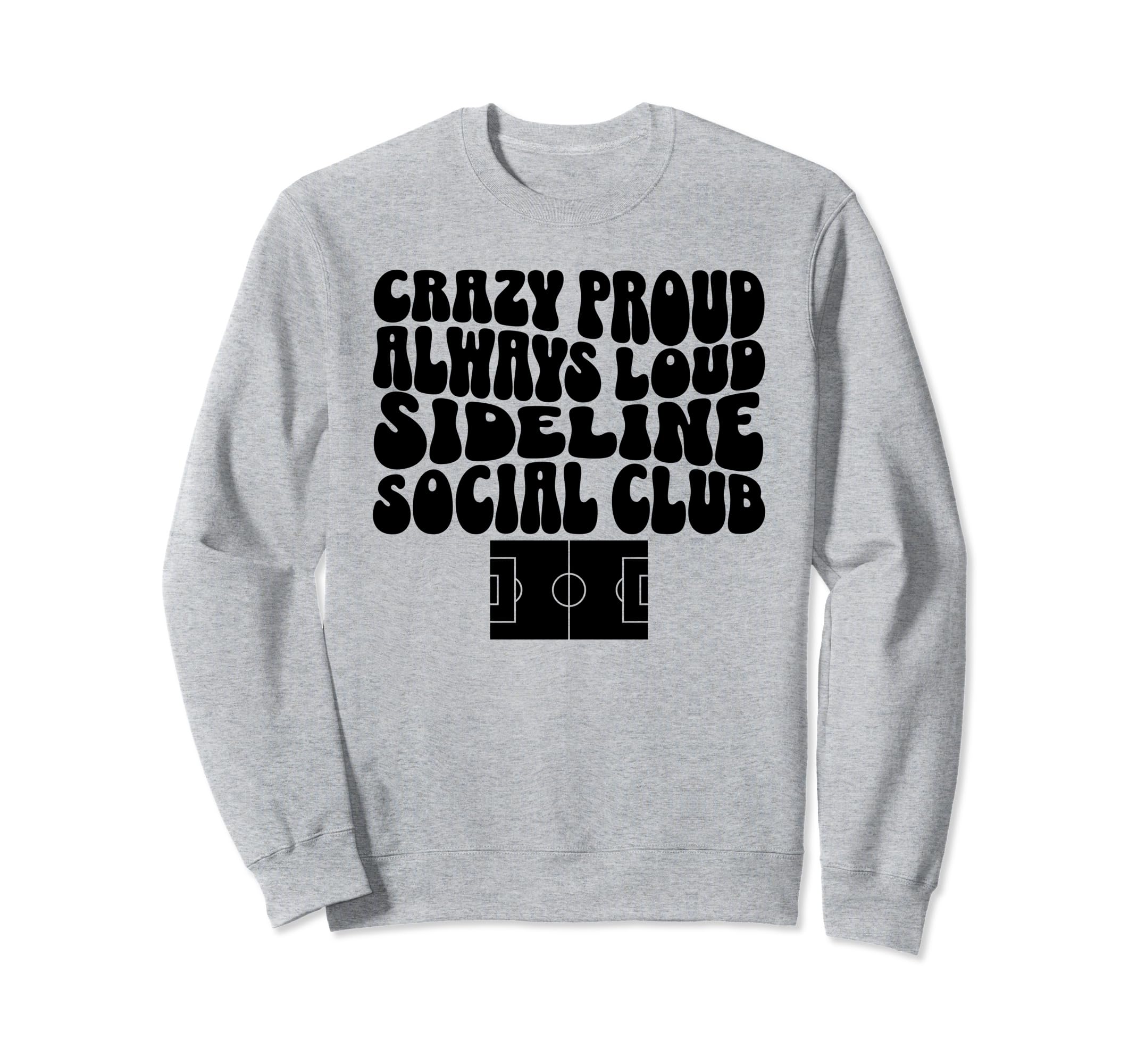 Sideline Social Club Soccer Mom Sweatshirt - Custom Art Print Unisex - T-Shirt, Sweatshirt, Hoodie