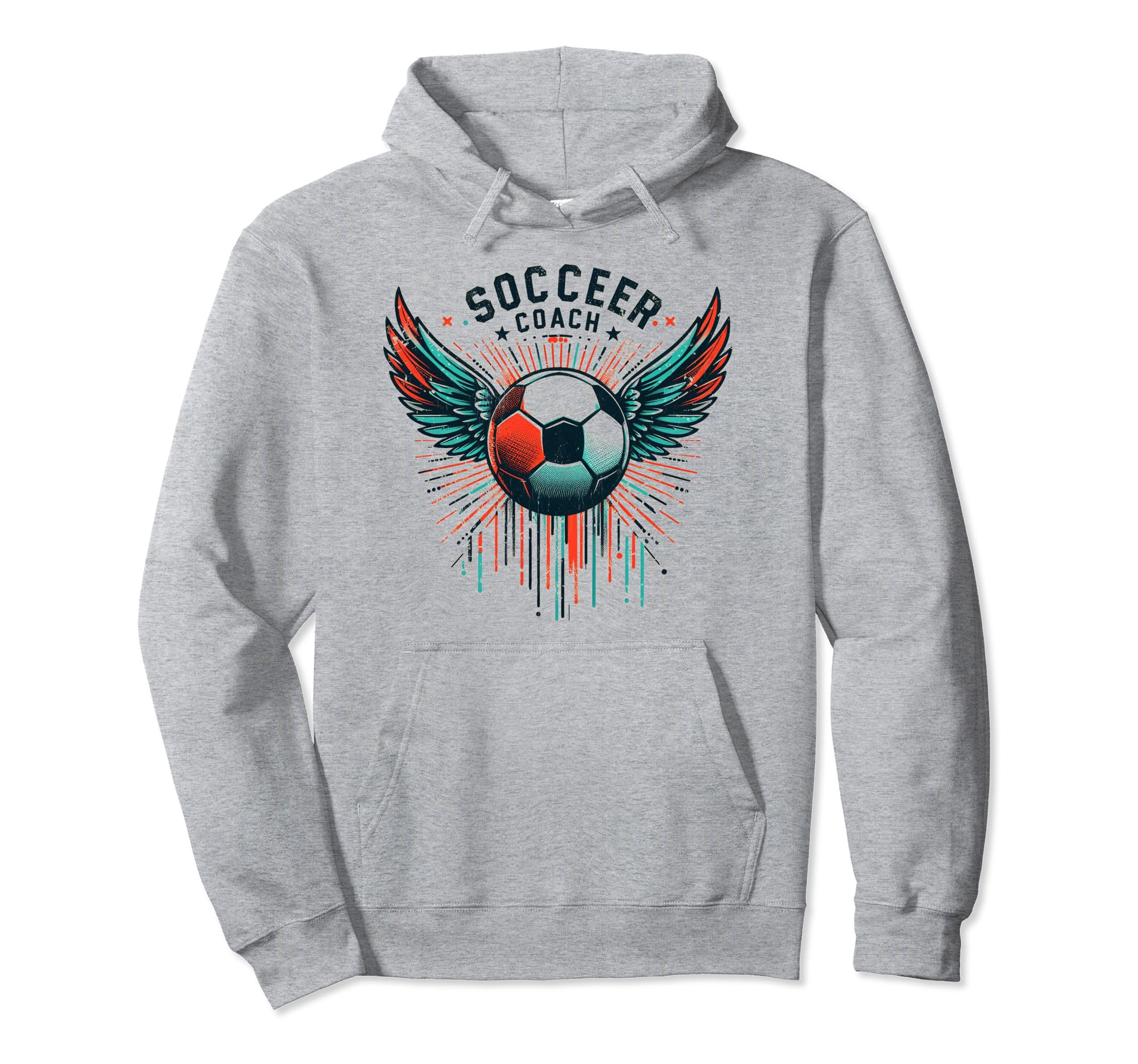 Soccer Coach Training Coaching Hoodie - Aesthetic Graphic for Adults - T-Shirt, Sweatshirt, Hoodie