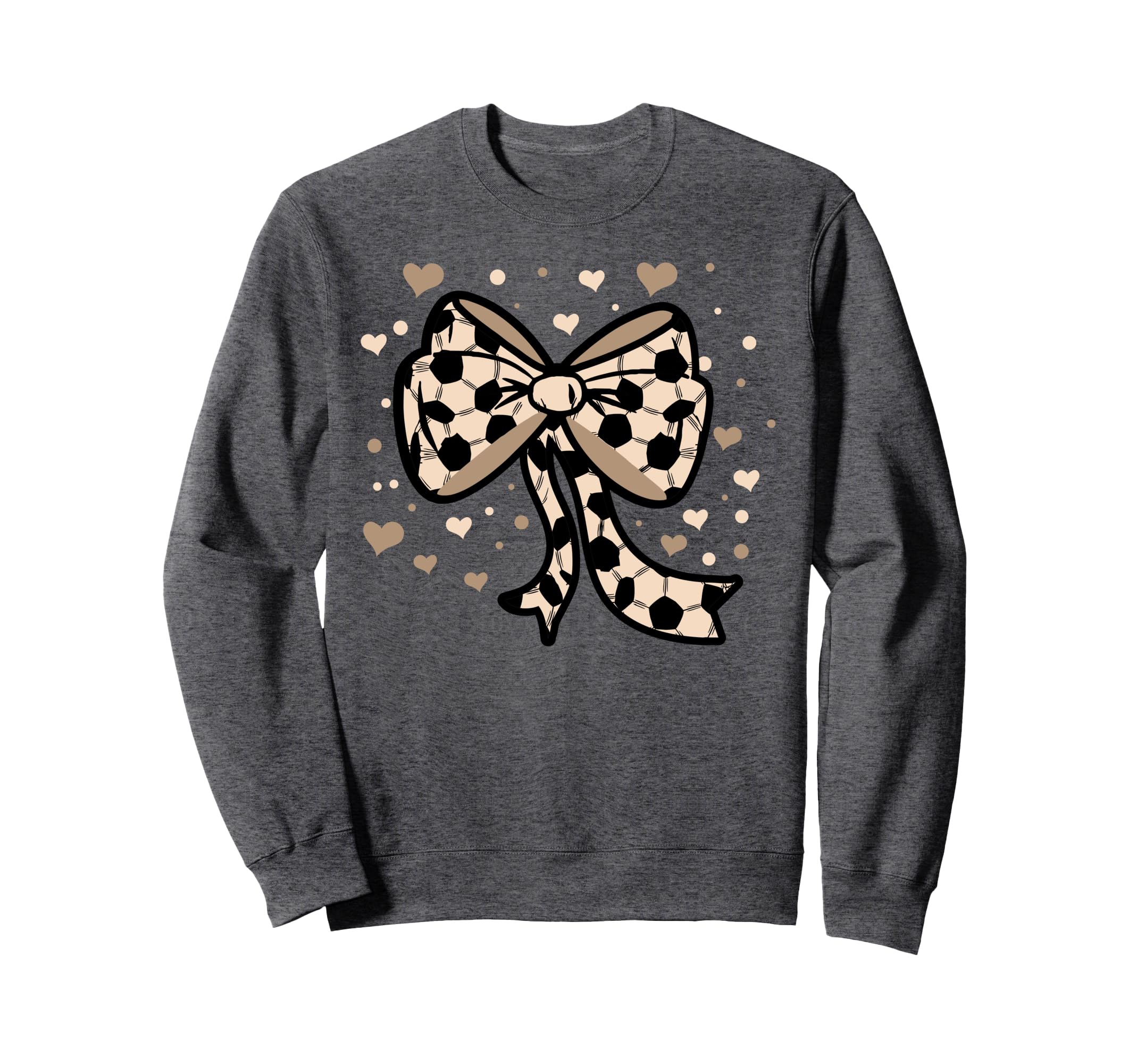 Soccer Ball Coquette Bow Game Day Sweatshirt - Custom Art Print Unisex - T-Shirt, Sweatshirt, Hoodie