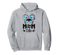 Soccer Karate Mom Life Messy Bun Leopard Hoodie - Minimalist Print Unisex - T-Shirt, Sweatshirt, Hoodie