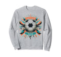 Soccer Papa Family Matching Dad Sweatshirt - Aesthetic Graphic Unisex - T-Shirt, Sweatshirt, Hoodie