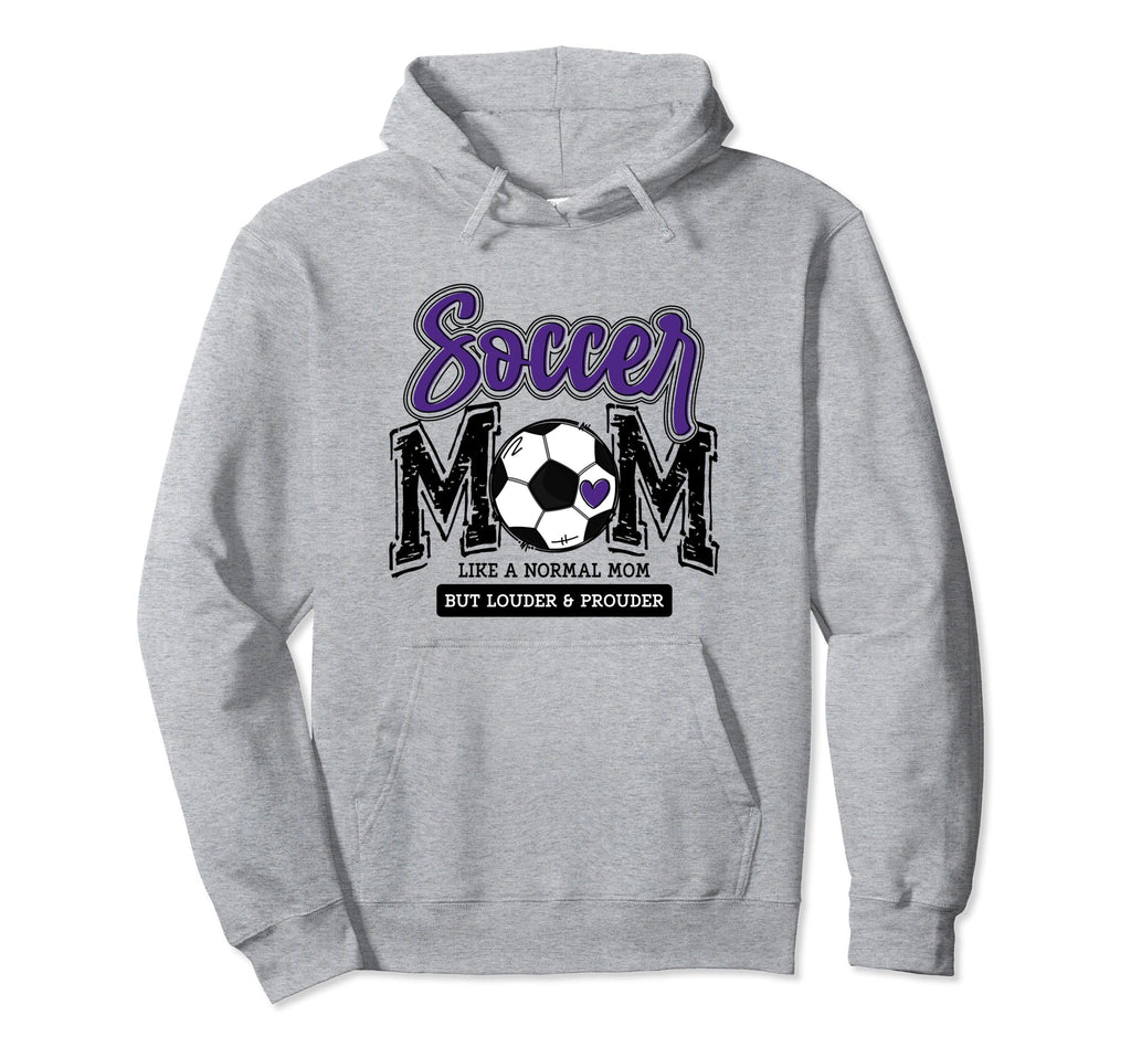 Soccer Mom Purple Soccer Player Calls Hoodie - Streetwear Style Men Women - T-Shirt, Sweatshirt, Hoodie