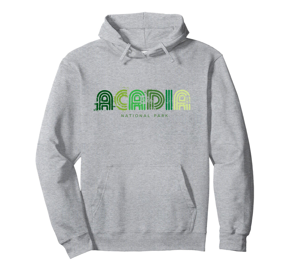 Acadia National Park 70S 80S Type Hoodie - Graphic Print for Adults - T-Shirt, Sweatshirt, Hoodie