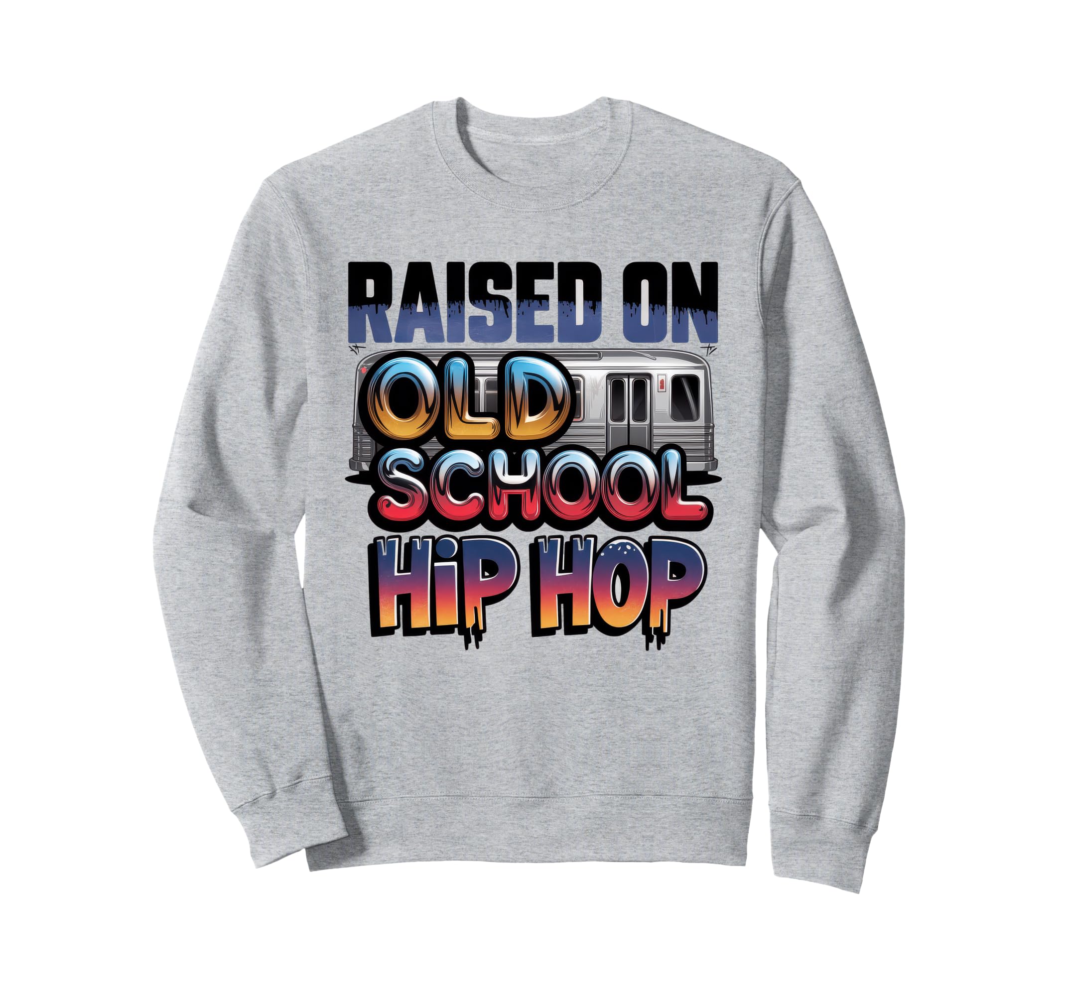 Raised Old School Hip Hop Cassette Sweatshirt - Trendy Graphic Unisex - T-Shirt, Sweatshirt, Hoodie