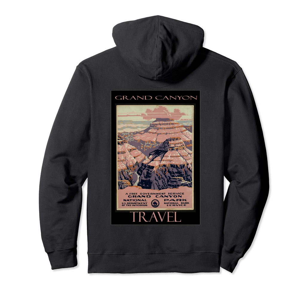 Grand Canyon National Park Travel Hoodie - Fun Novelty Design Unisex - T-Shirt, Sweatshirt, Hoodie