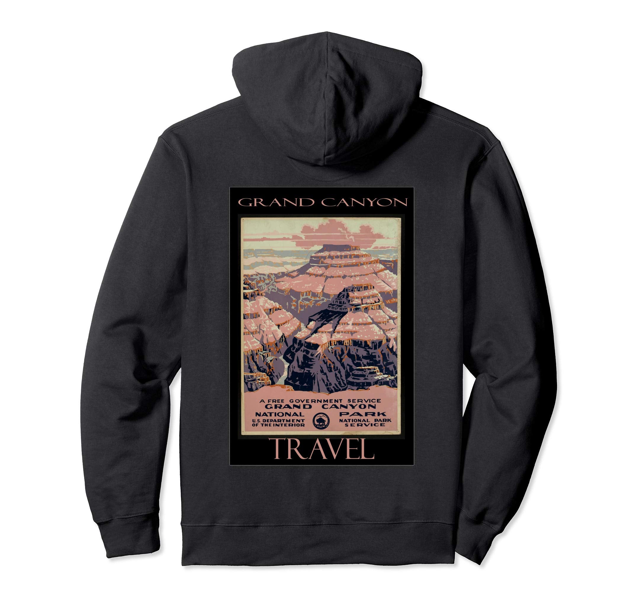 Grand Canyon National Park Travel Hoodie - Fun Novelty Design Unisex - T-Shirt, Sweatshirt, Hoodie