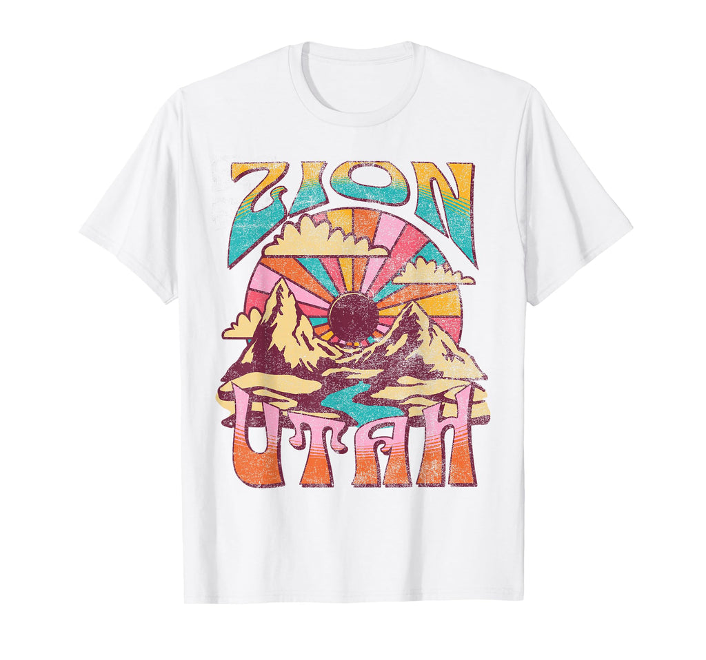 Zion National Park Utah Usa Outdoor Sweatshirt - Fun Novelty Design Unisex - T-Shirt, Sweatshirt, Hoodie