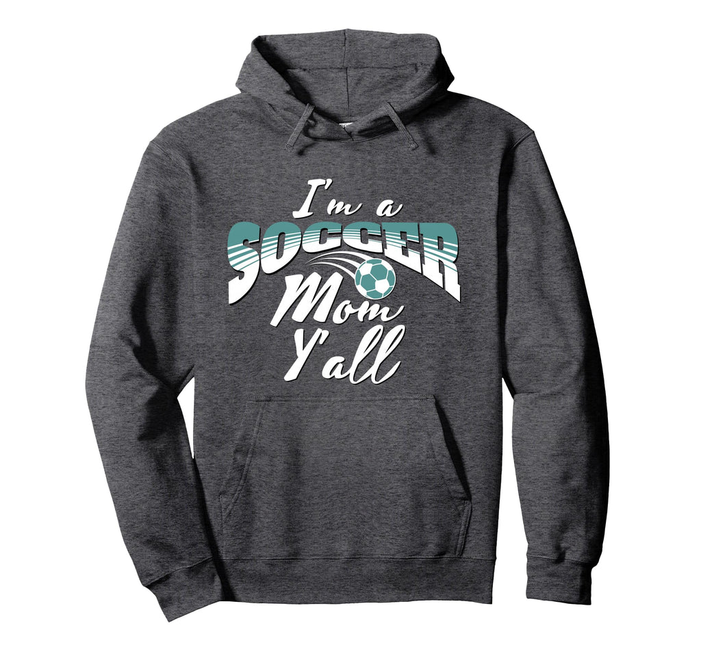 Mom Soccer Lover Soccer Mom Gift Teal Hoodie - Custom Art Print Unisex - T-Shirt, Sweatshirt, Hoodie