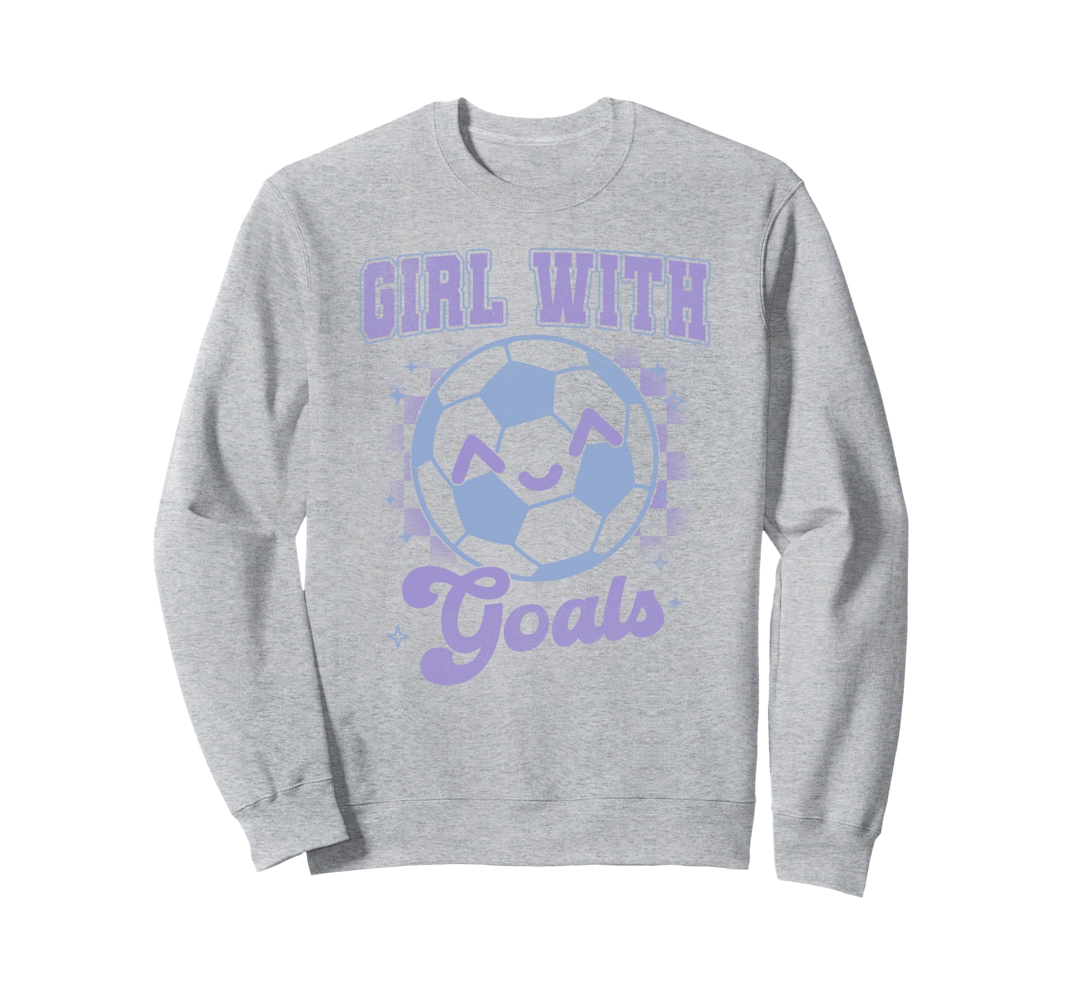 Trendy Goals Soccer Ball Chest Sweatshirt - Aesthetic Graphic Men Women - T-Shirt, Sweatshirt, Hoodie