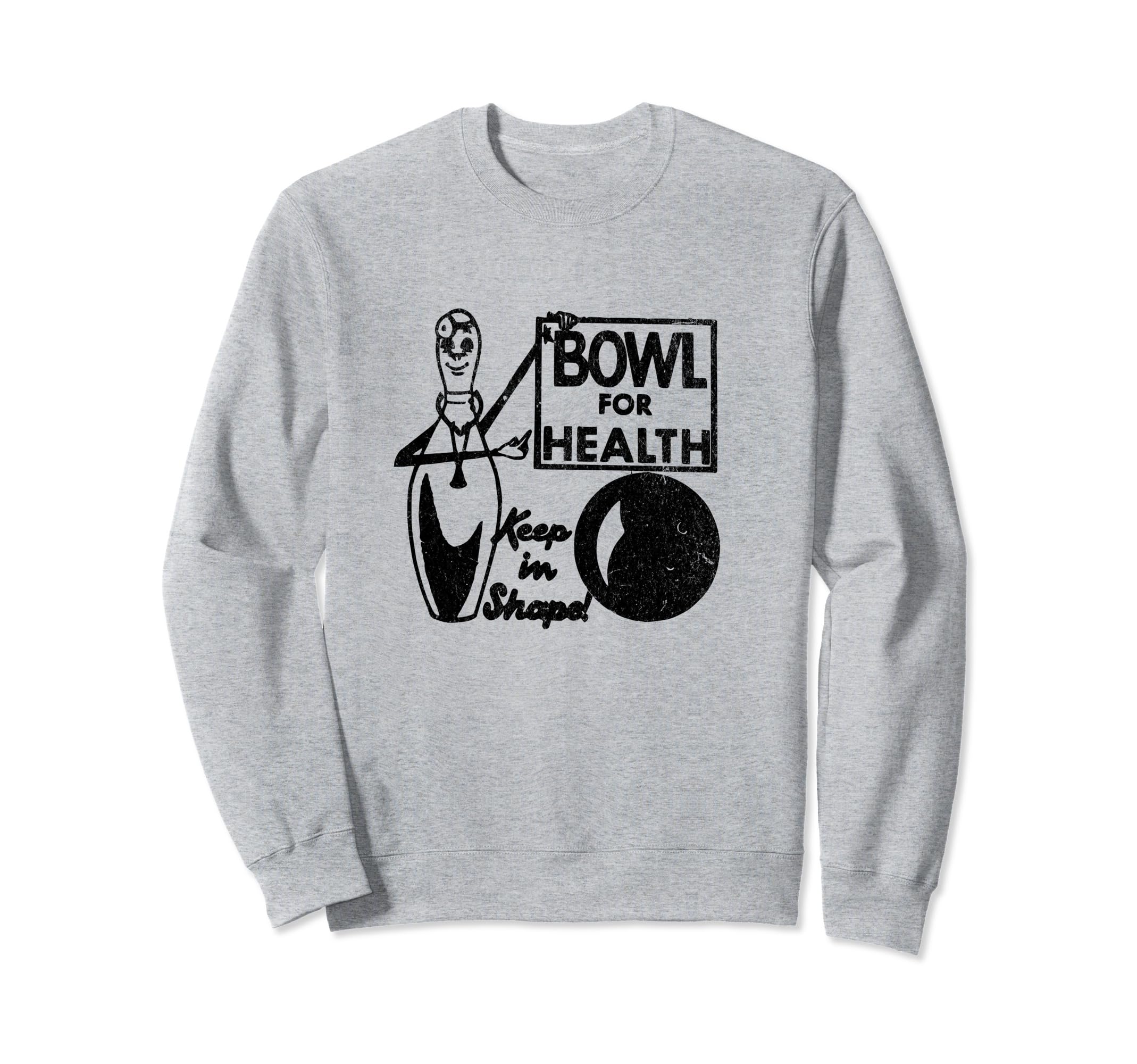 Bowl Health Bowling Matchbook Sweatshirt - Graphic Print Men Women - T-Shirt, Sweatshirt, Hoodie