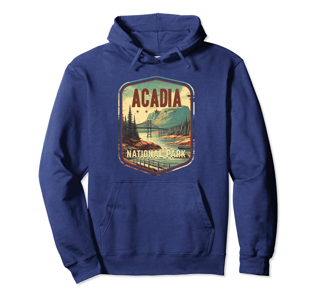 Acadia National Park Stars Hoodie - Trendy Graphic for Adults - T-Shirt, Sweatshirt, Hoodie