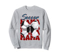 Soccer Mama Bow Soccer Mom Mommy Sweatshirt - Novelty Apparel for Adults - T-Shirt, Sweatshirt, Hoodie
