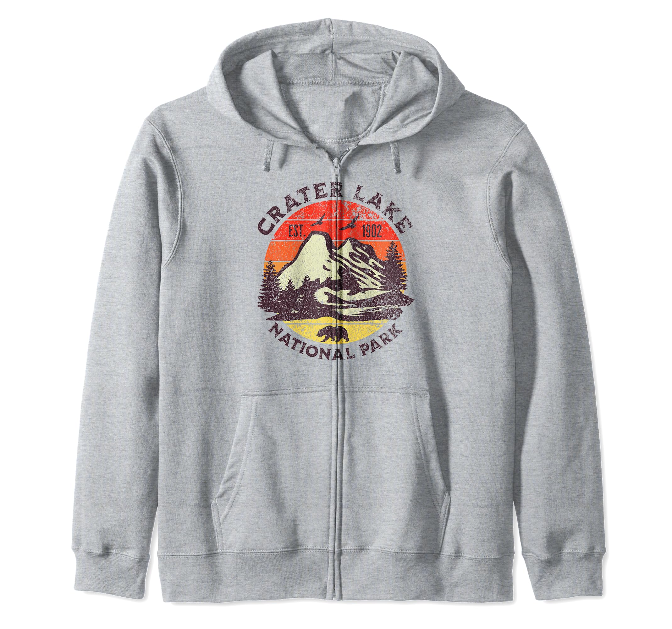 Crater Lake National Park Oregon Sweatshirt - Minimalist Print Men Women - T-Shirt, Sweatshirt, Hoodie