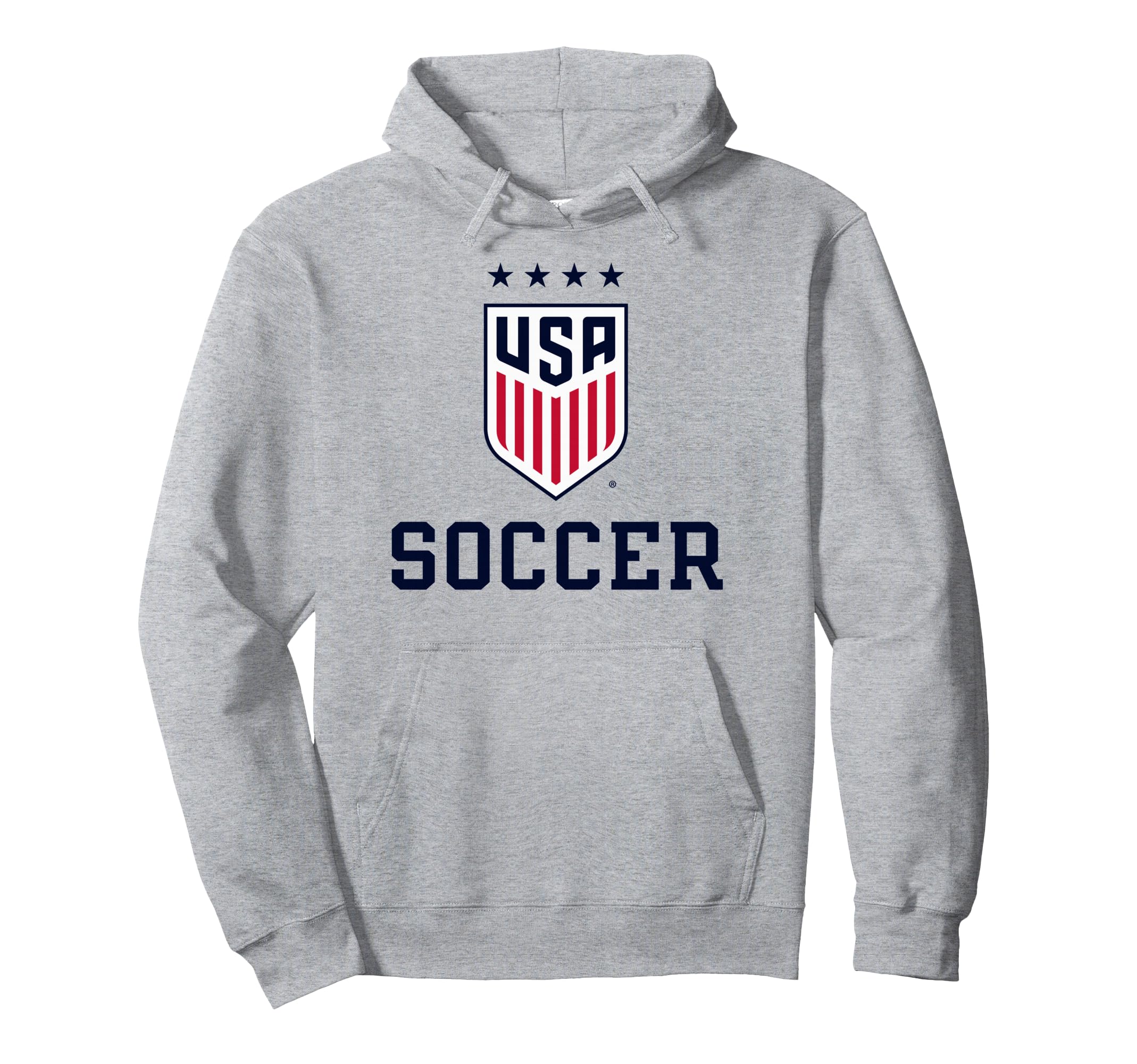 United States Soccer Icon Gray Uswnt Hoodie - Minimalist Print Men Women - T-Shirt, Sweatshirt, Hoodie