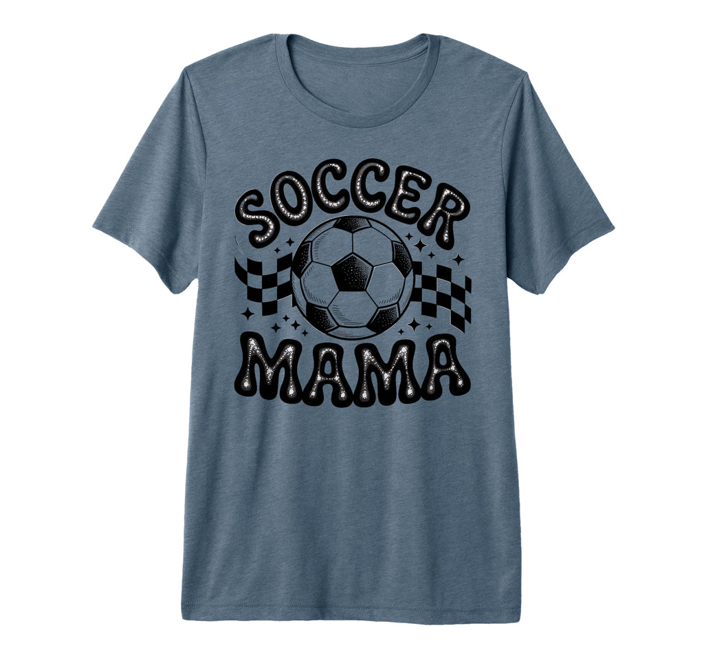 Soccer Mama Football Soccer Player T-Shirt - Custom Art Print Men Women - T-Shirt, Sweatshirt, Hoodie