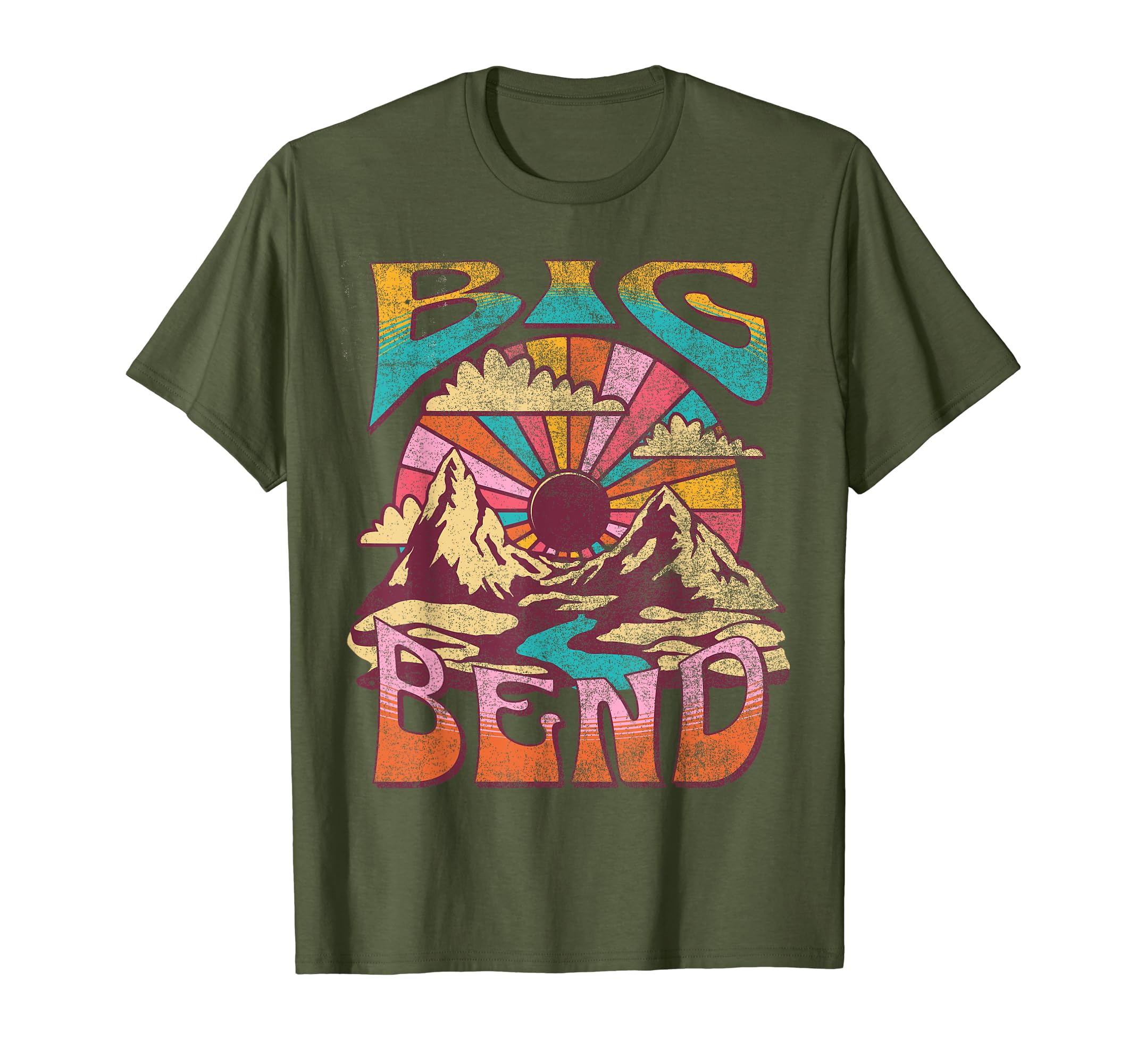 Big Bend Texas Nature Hiking T-Shirt - Fun Novelty Design for Adults - T-Shirt, Sweatshirt, Hoodie