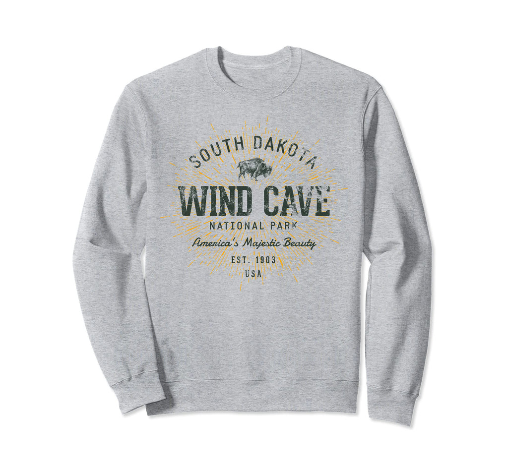 Wind Cave National Park Sweatshirt - Unique Graphic for Adults - T-Shirt, Sweatshirt, Hoodie