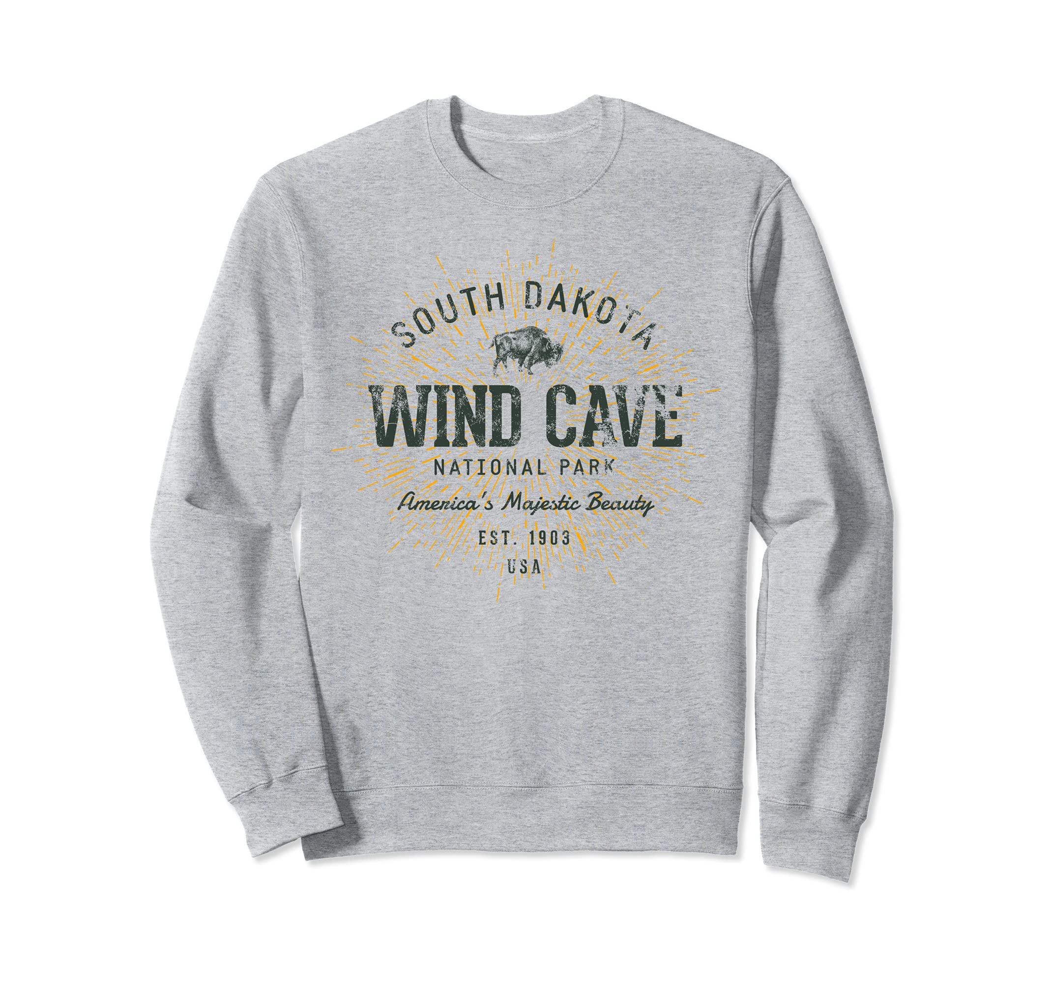 Wind Cave National Park Sweatshirt - Unique Graphic for Adults - T-Shirt, Sweatshirt, Hoodie