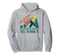 Glacier Bay National Park Alaska Hike Hoodie - Minimalist Print Men Women - T-Shirt, Sweatshirt, Hoodie