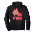 Nineties Vibe Funny Old School Hip Hoodie - Minimalist Print for Adults - T-Shirt, Sweatshirt, Hoodie