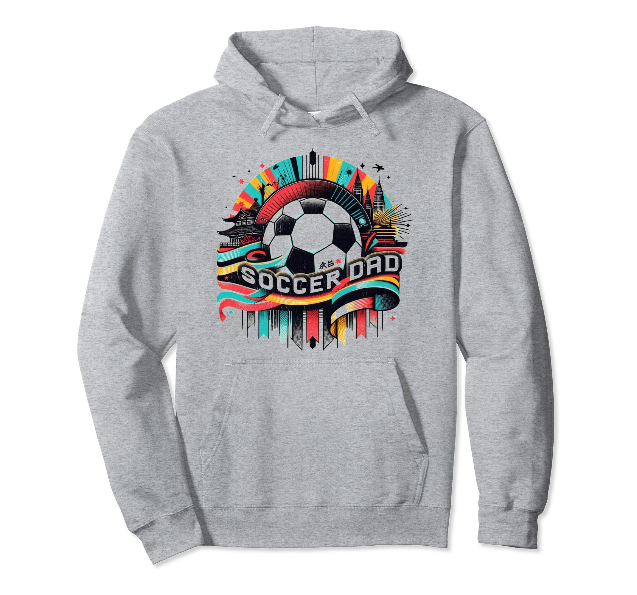 Soccer Dad Family Matching Dad Hoodie - Casual Everyday Wear Men Women - T-Shirt, Sweatshirt, Hoodie