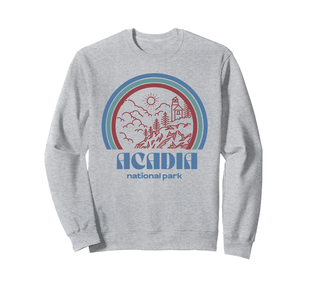 Acadia National Park Outdoor Hiking Sweatshirt - Custom Art Print Men Women - T-Shirt, Sweatshirt, Hoodie