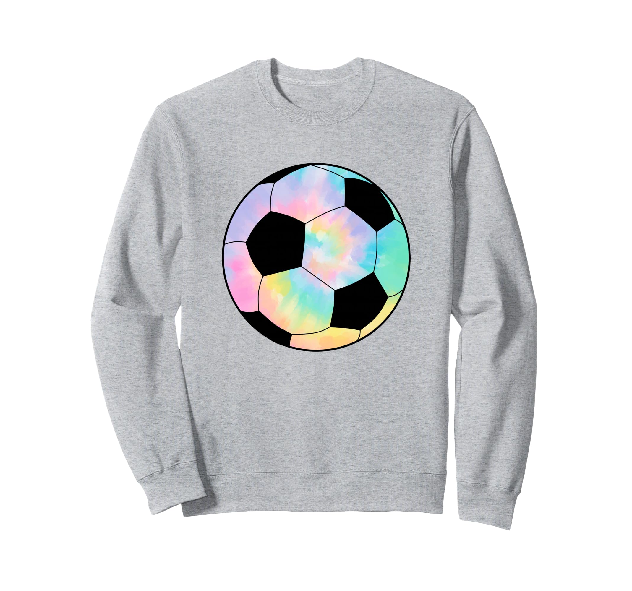 Tie Dye Soccer Player Coach Fan Sweatshirt - Unique Graphic for Adults - T-Shirt, Sweatshirt, Hoodie