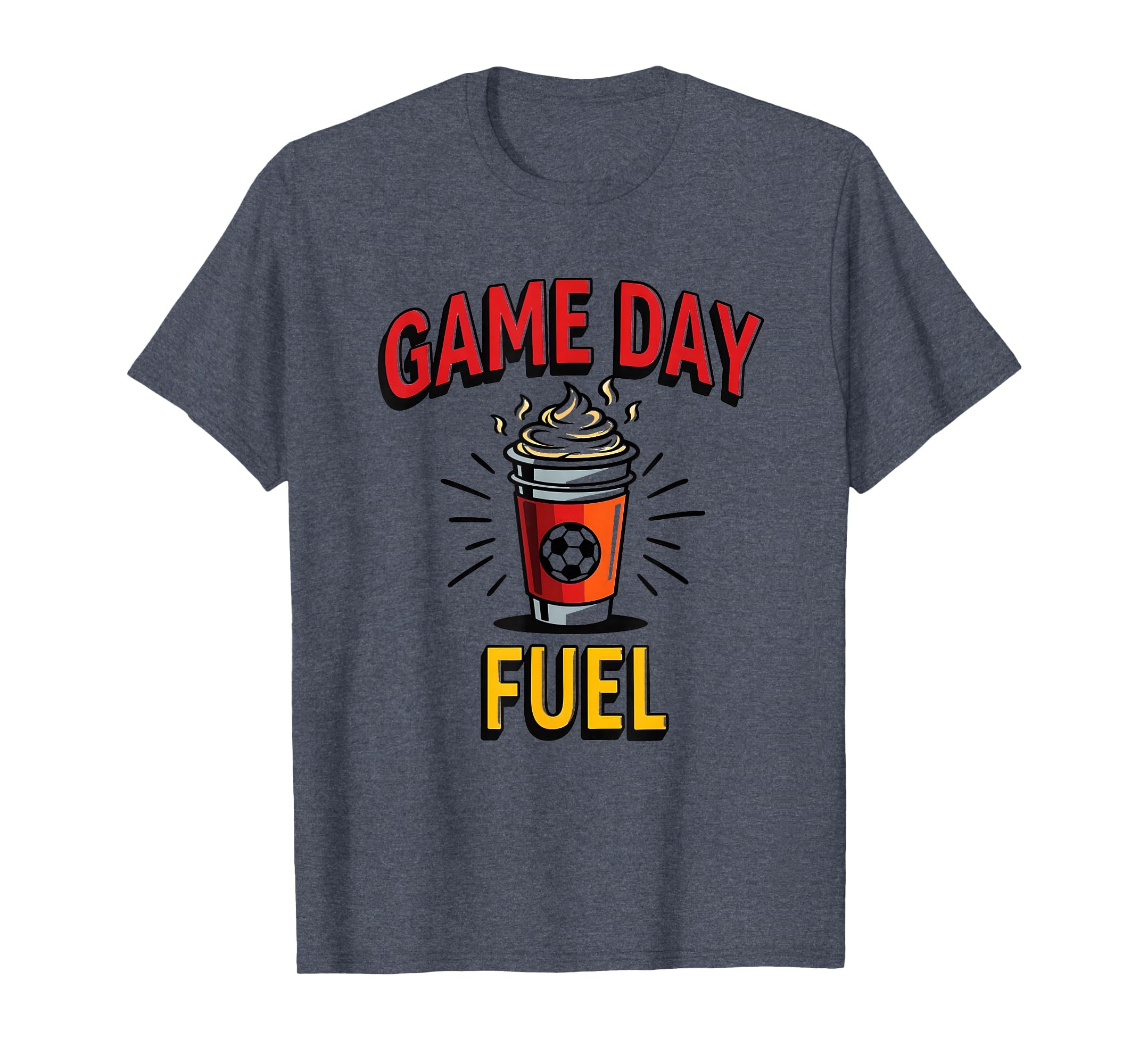 Game Day Fuel Soccer Mom T-Shirt - Graphic Print Unisex - T-Shirt, Sweatshirt, Hoodie