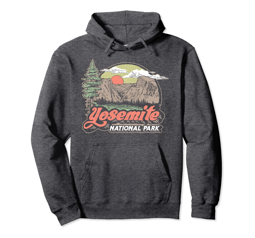 Yosemite National Park Eighties 80S Hoodie - Graphic Print Unisex - T-Shirt, Sweatshirt, Hoodie