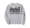 Baseball Mom Leopard Funny Softball Sweatshirt - Streetwear Style Unisex - T-Shirt, Sweatshirt, Hoodie