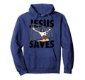 Funny Soccer Art Jesus Goalkeeper Hoodie - Trendy Graphic for Adults - T-Shirt, Sweatshirt, Hoodie
