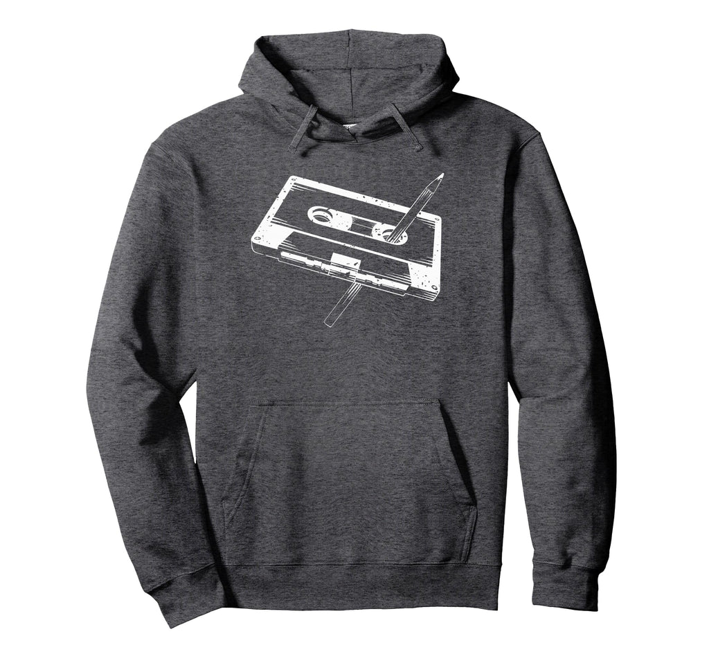 Cassette Tape Pencil 80S 90S Gift Hoodie - Graphic Print Unisex - T-Shirt, Sweatshirt, Hoodie