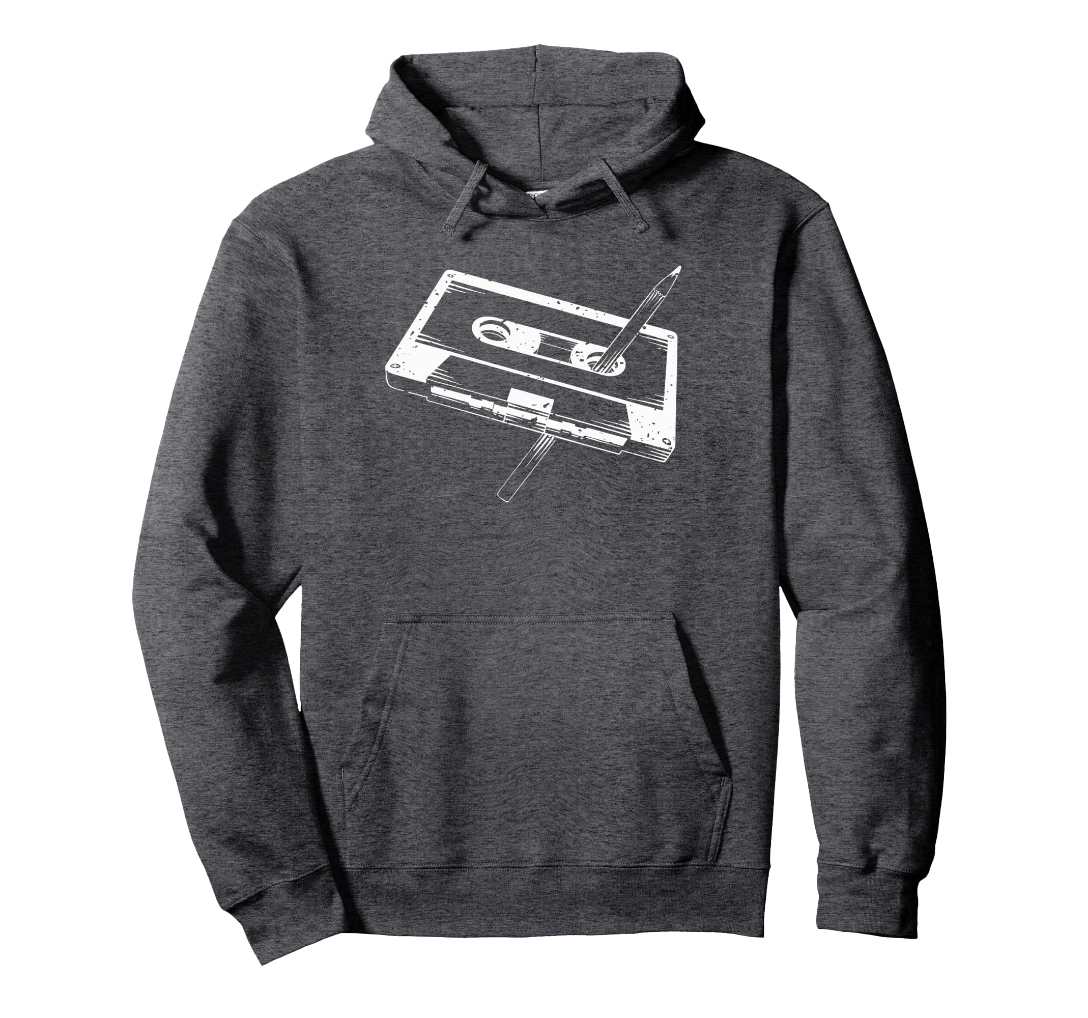 Cassette Tape Pencil 80S 90S Gift Hoodie - Graphic Print Unisex - T-Shirt, Sweatshirt, Hoodie