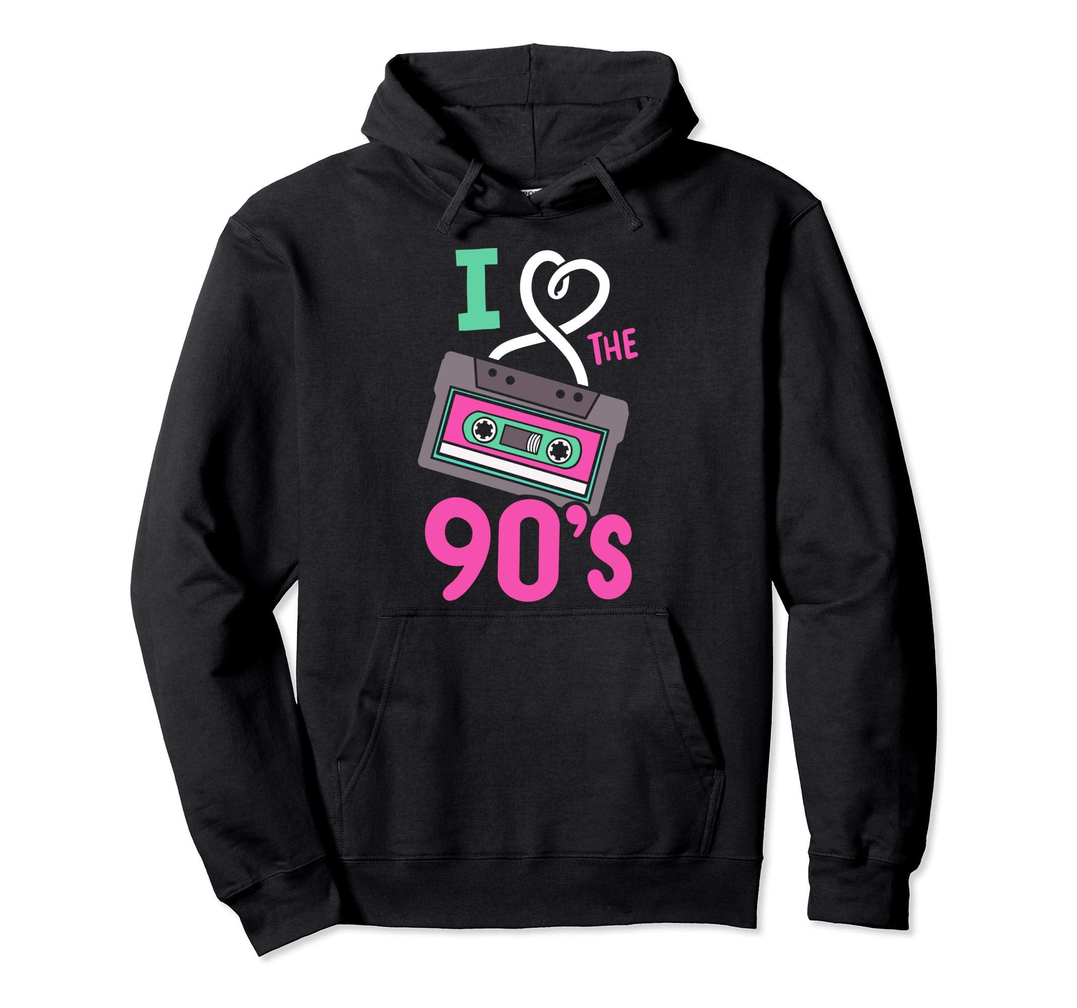90S Nineties Music Cassette Tape Hoodie - Novelty Apparel Men Women - T-Shirt, Sweatshirt, Hoodie