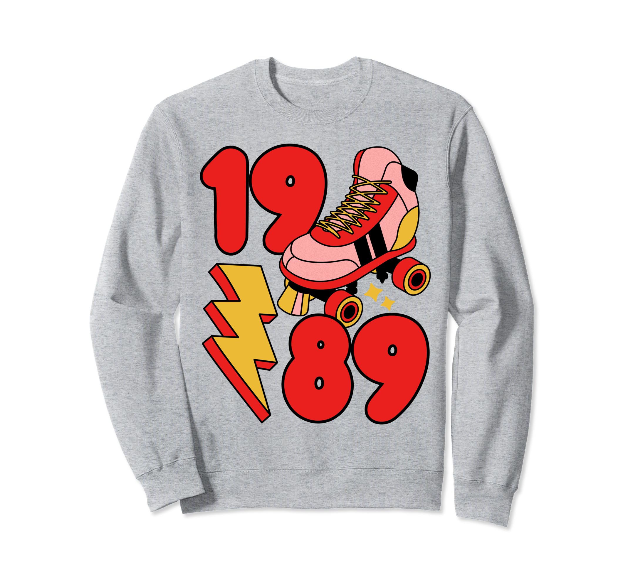 1989 Roller Skate 80S Nostalgia Sweatshirt - Custom Art Print for Adults - T-Shirt, Sweatshirt, Hoodie