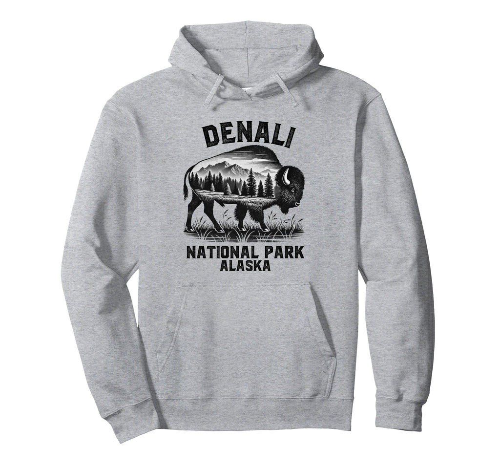 Denali National Park Souvenir Alaska Hoodie - Fun Novelty Design Unisex - T-Shirt, Sweatshirt, Hoodie
