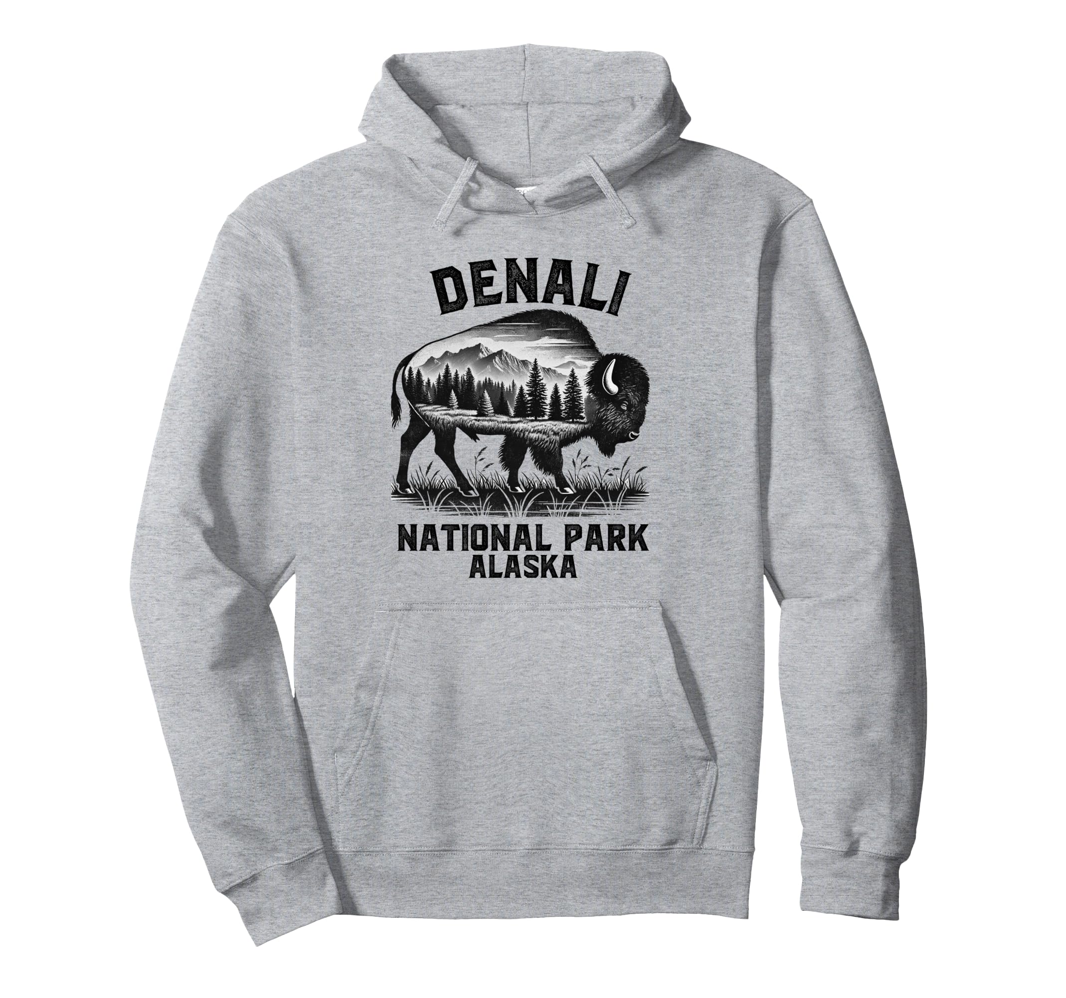 Denali National Park Souvenir Alaska Hoodie - Fun Novelty Design Unisex - T-Shirt, Sweatshirt, Hoodie