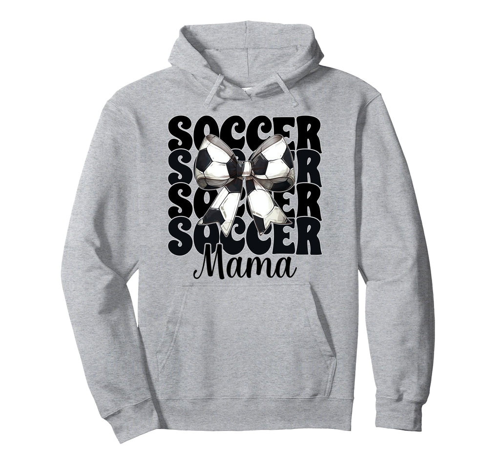 Soccer Mama Soccer Mom Mothers Day Coquette Hoodie - Graphic Print Unisex - T-Shirt, Sweatshirt, Hoodie