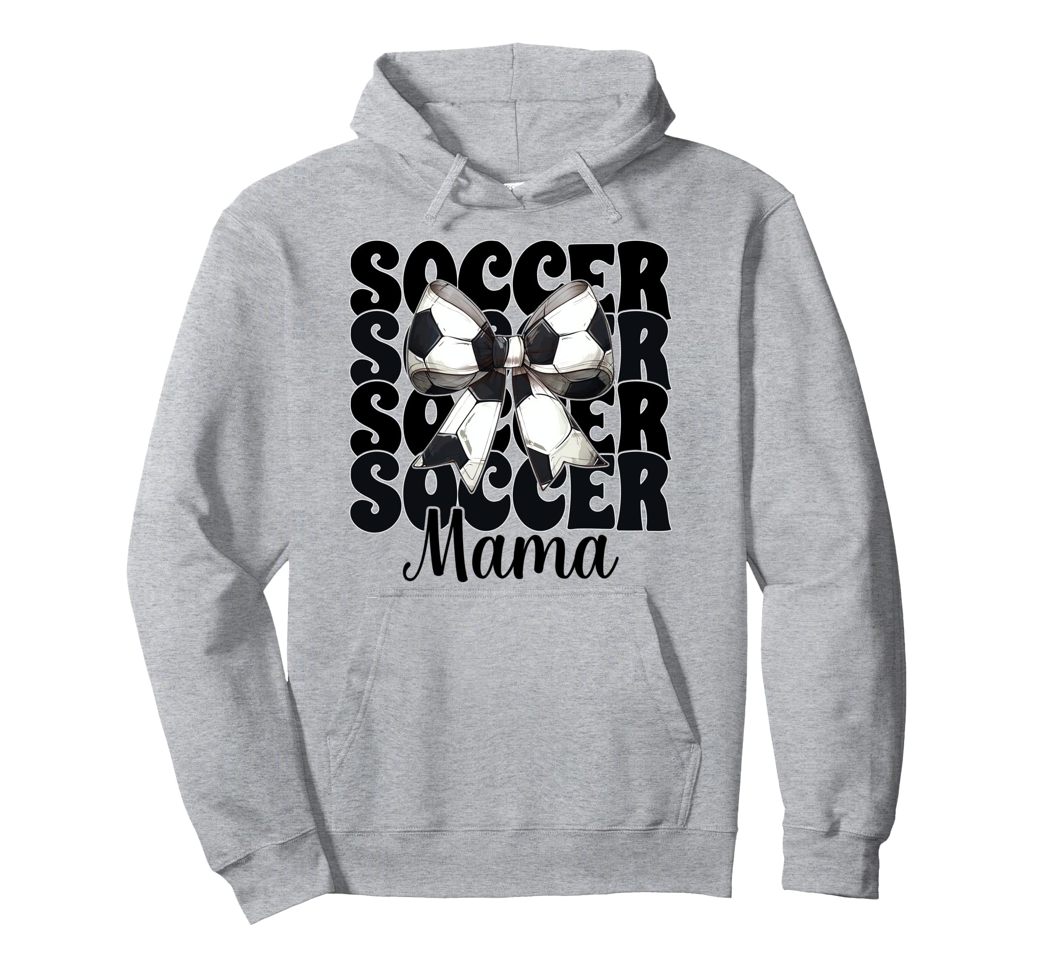Soccer Mama Soccer Mom Mothers Day Coquette Hoodie - Graphic Print Unisex - T-Shirt, Sweatshirt, Hoodie